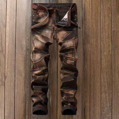 ENZO - Jeans de estilo vintage y moderno para hombre