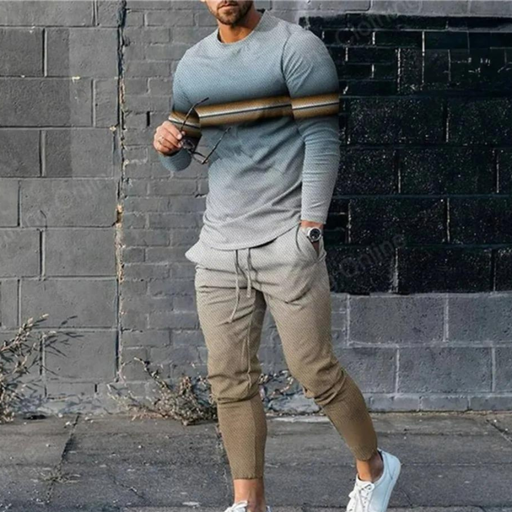 IVÁN - Conjunto cómodo de dos piezas para hombre