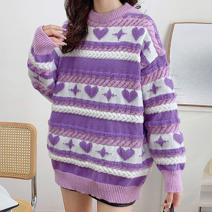 ALICE - Jersey radiante para mujer con hombros caídos