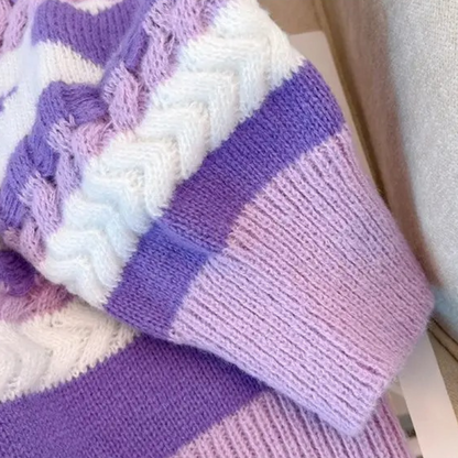 ALICE - Jersey radiante para mujer con hombros caídos