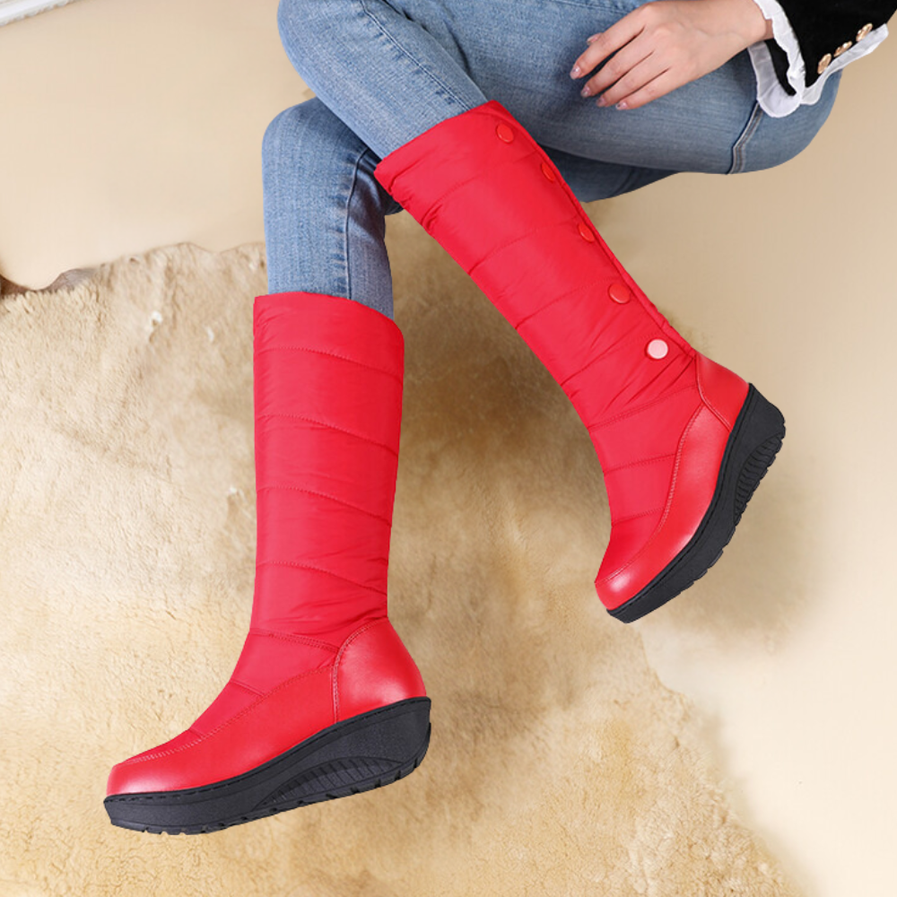 ALMA - Botas de nieve elegantes hasta la pantorrilla para mujer