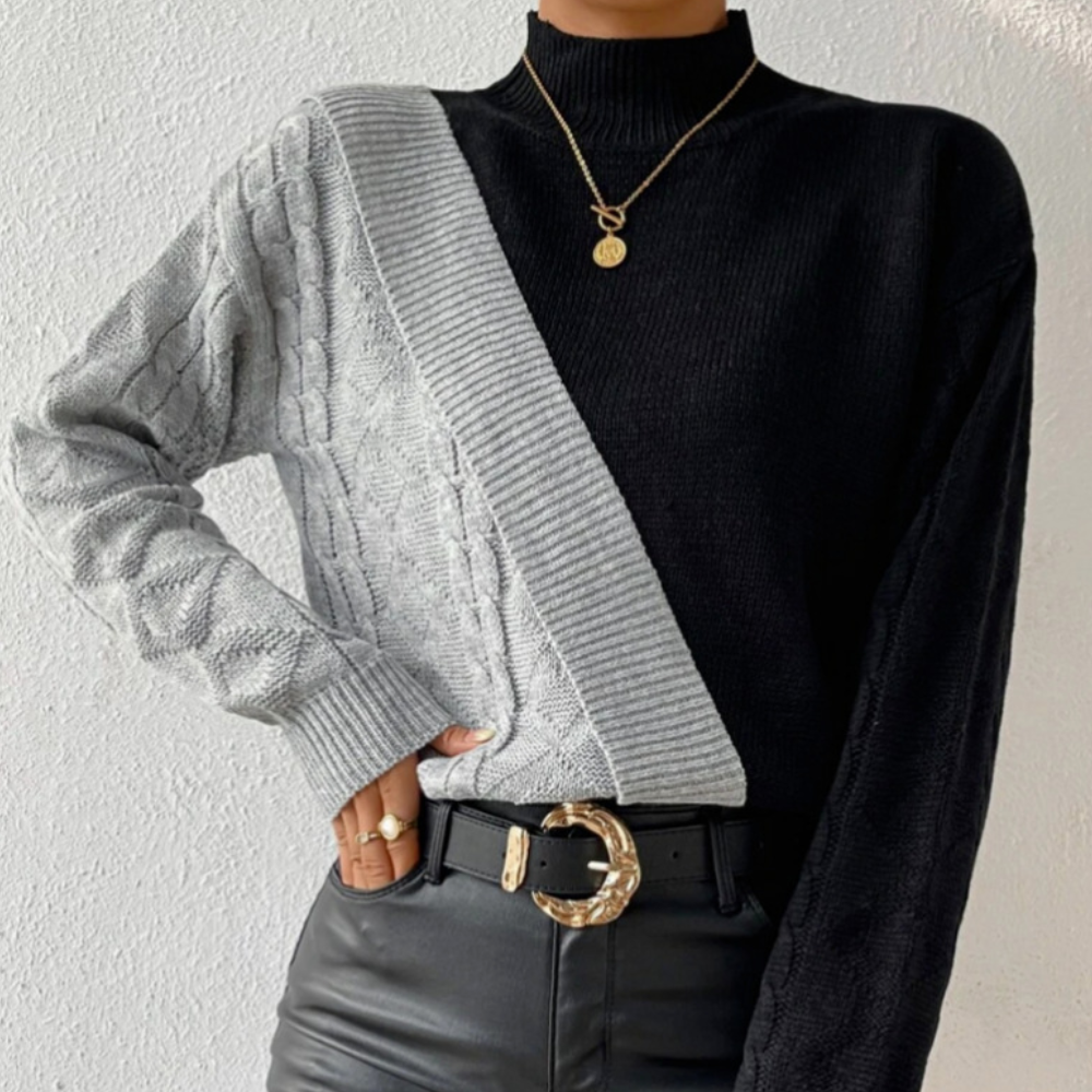 LENA - Suéter asimétrico y moderno para mujer