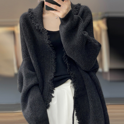 LITA - Cárdigan suave y moderno de punto para mujer