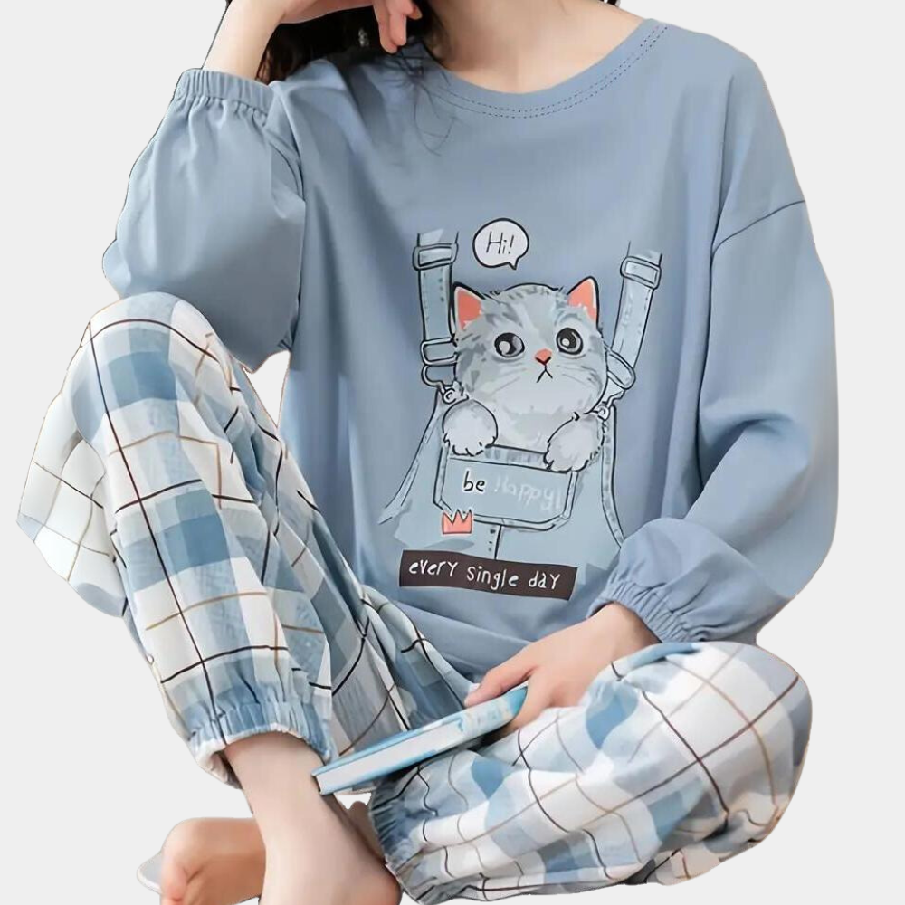 LIA - Conjunto de loungewear cómodo para mujer