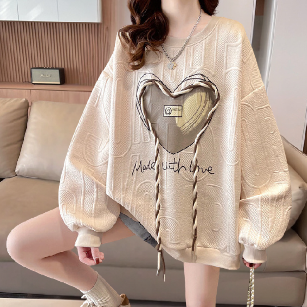 DANIA - Jersey de punto texturizado para mujer