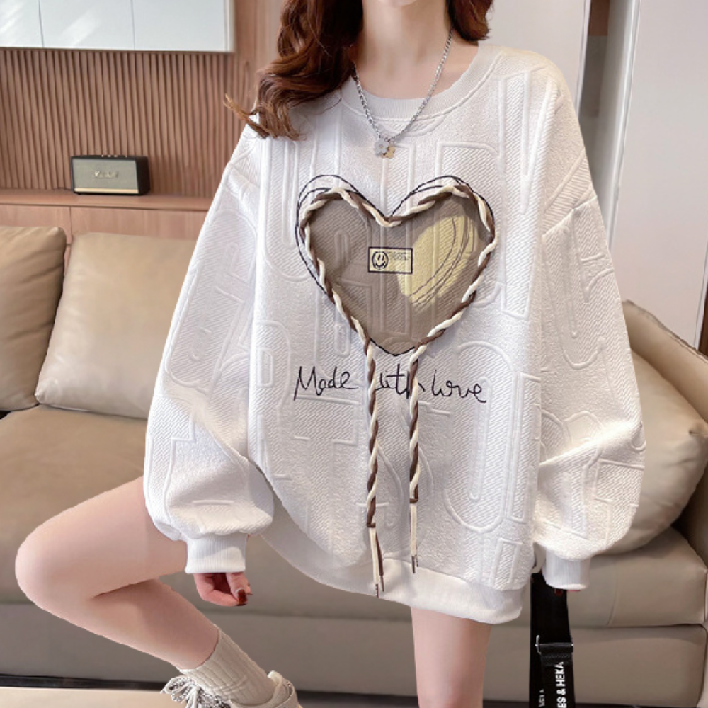 DANIA - Jersey de punto texturizado para mujer