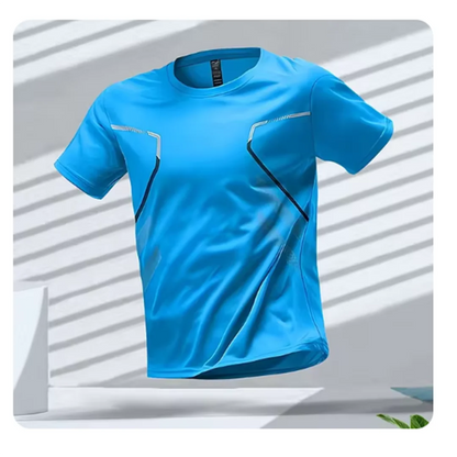 Camiseta deportiva para hombre con estampado gráfico moderno – AXEL