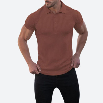 Polo entallado de estilo elegante para hombre – Varelio