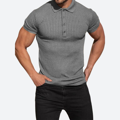 Polo entallado de estilo elegante para hombre – Varelio