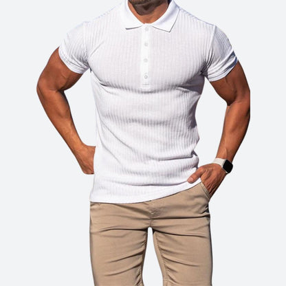 Polo entallado de estilo elegante para hombre – Varelio