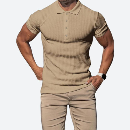 Polo entallado de estilo elegante para hombre – Varelio
