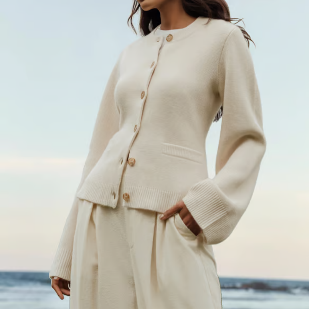 Cárdigan de mujer ultra suave con botones – SOFIA