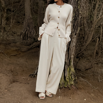 Cárdigan de mujer ultra suave con botones – SOFIA