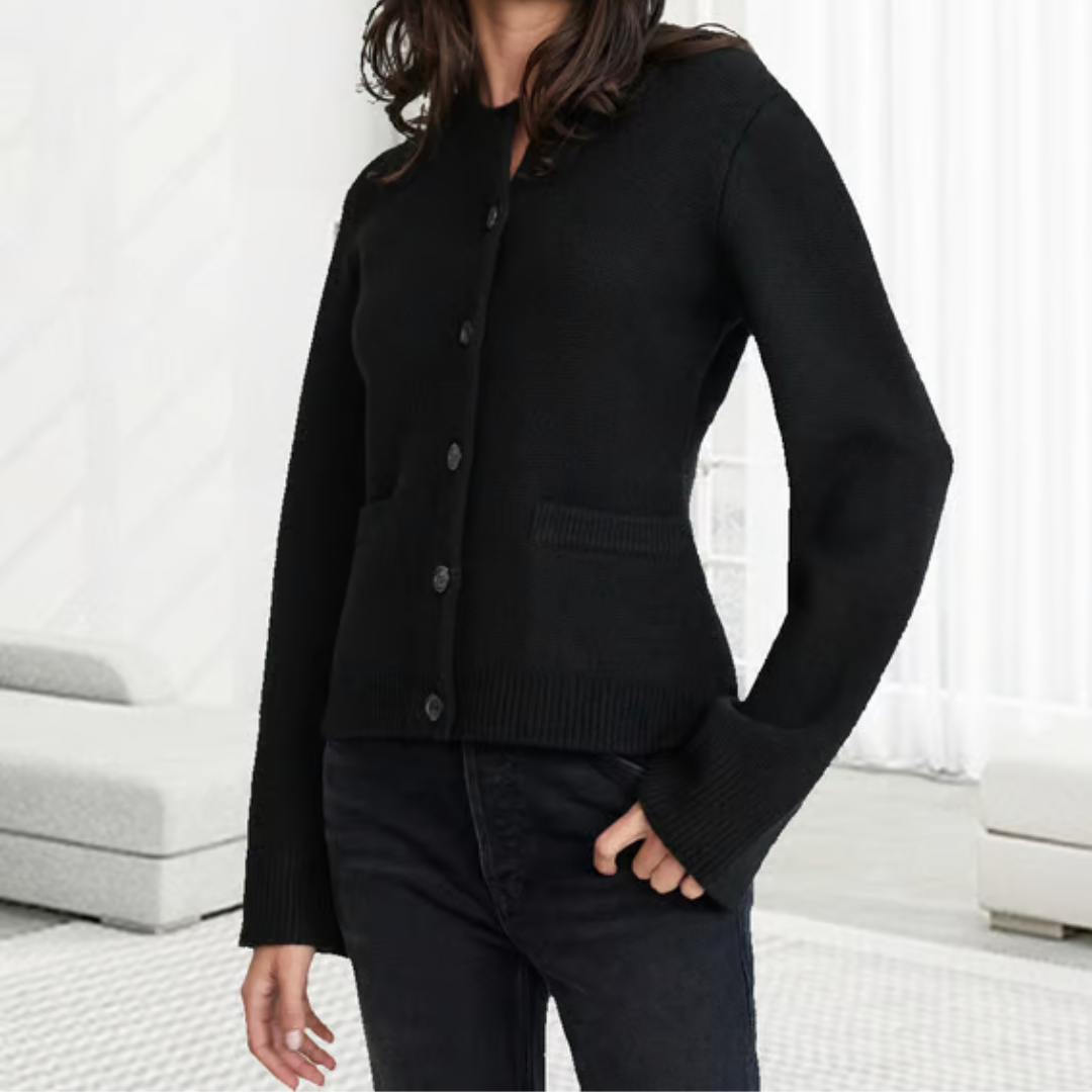 Cárdigan de mujer ultra suave con botones – SOFIA