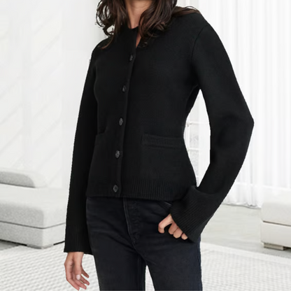 Cárdigan de mujer ultra suave con botones – SOFIA