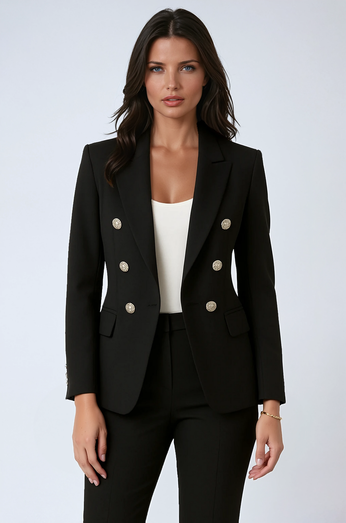 Conjunto de blazer y pantalón elegante para mujer – JULIANA