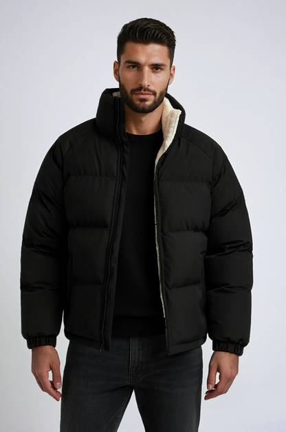 Chaqueta acolchada de invierno para hombre con forro polar – ELDAR