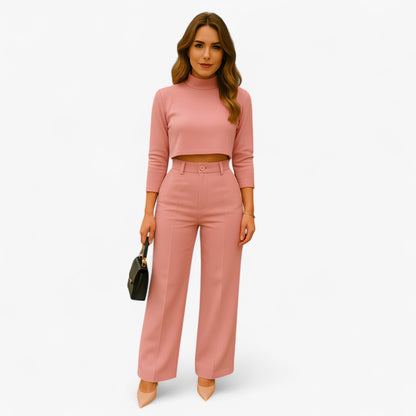 Conjunto de dos piezas con top y falda para mujer – BELLA DUO