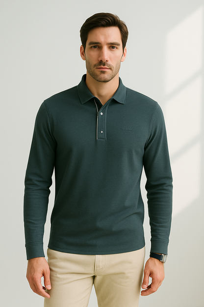 Camisa casual de manga larga para hombre – Vernaro