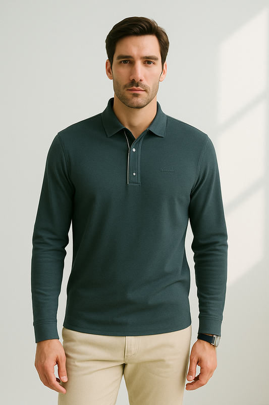 Camisa casual de manga larga para hombre – Vernaro