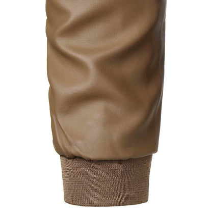 MARCEL - Chaqueta bomber de cuero resistente para hombre