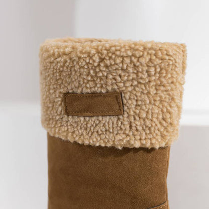 CAROLINE - Botas de invierno cálidas con tacón alto para mujeres