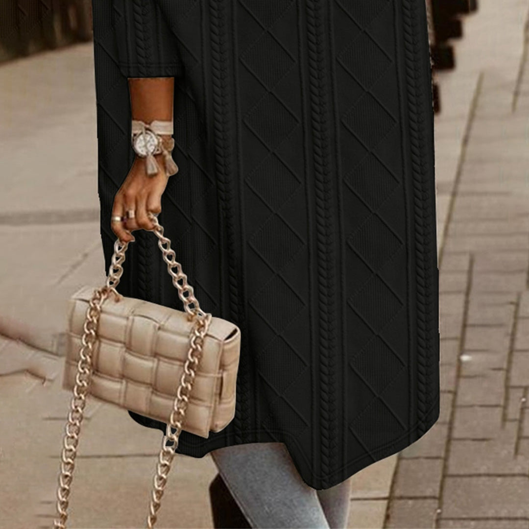 RIBBETE – Abrigo elegante con capucha para mujer