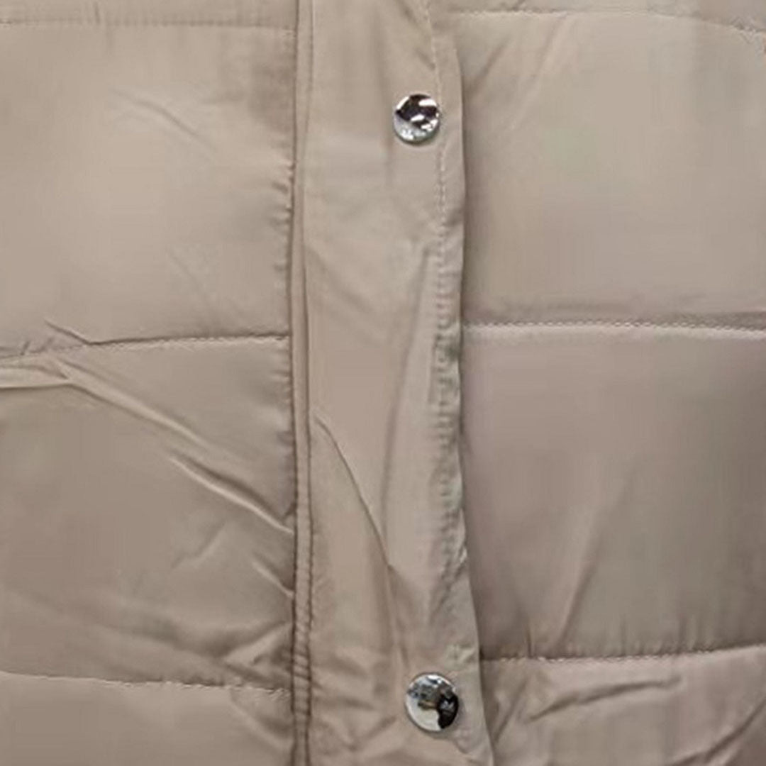 FAYE - Chaleco largo con capucha para mujer