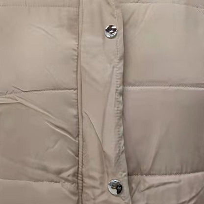 FAYE - Chaleco largo con capucha para mujer