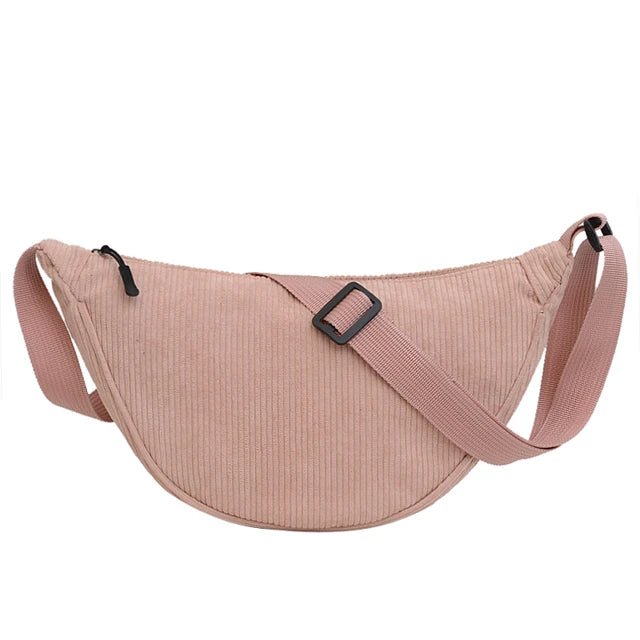 Bolso cruzado de pana elegante para mujer – JIANA