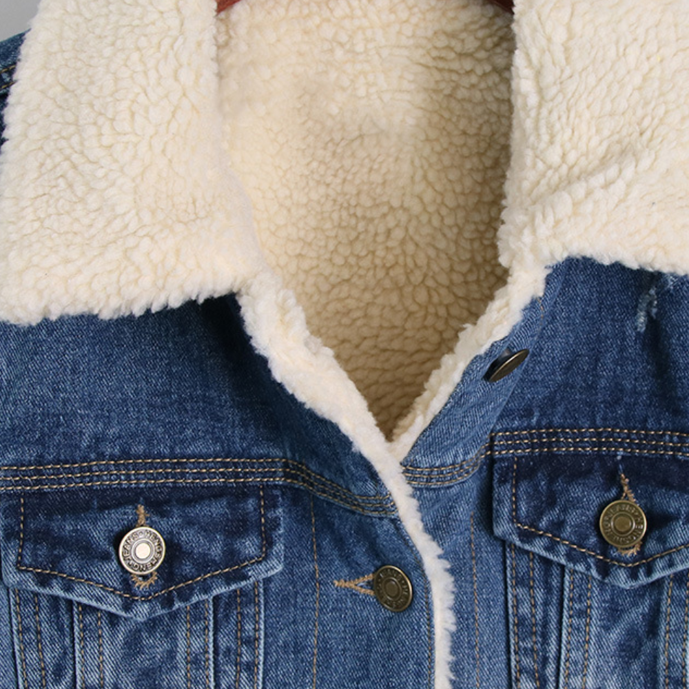 KALIS - Chaleco vaquero sin mangas para mujer