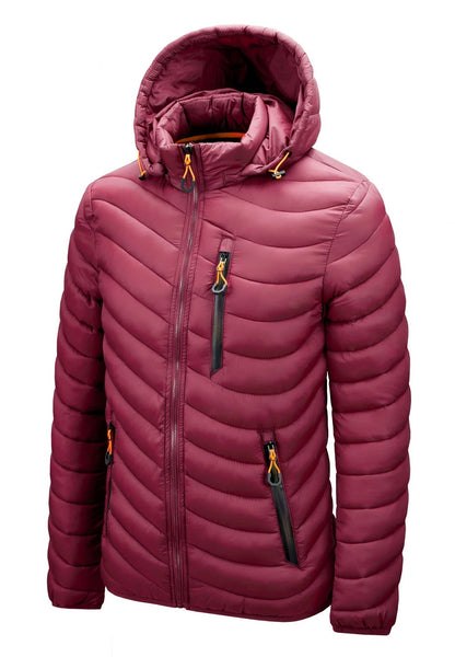 LUCA - Chaqueta cortavientos con capucha desmontable para hombre