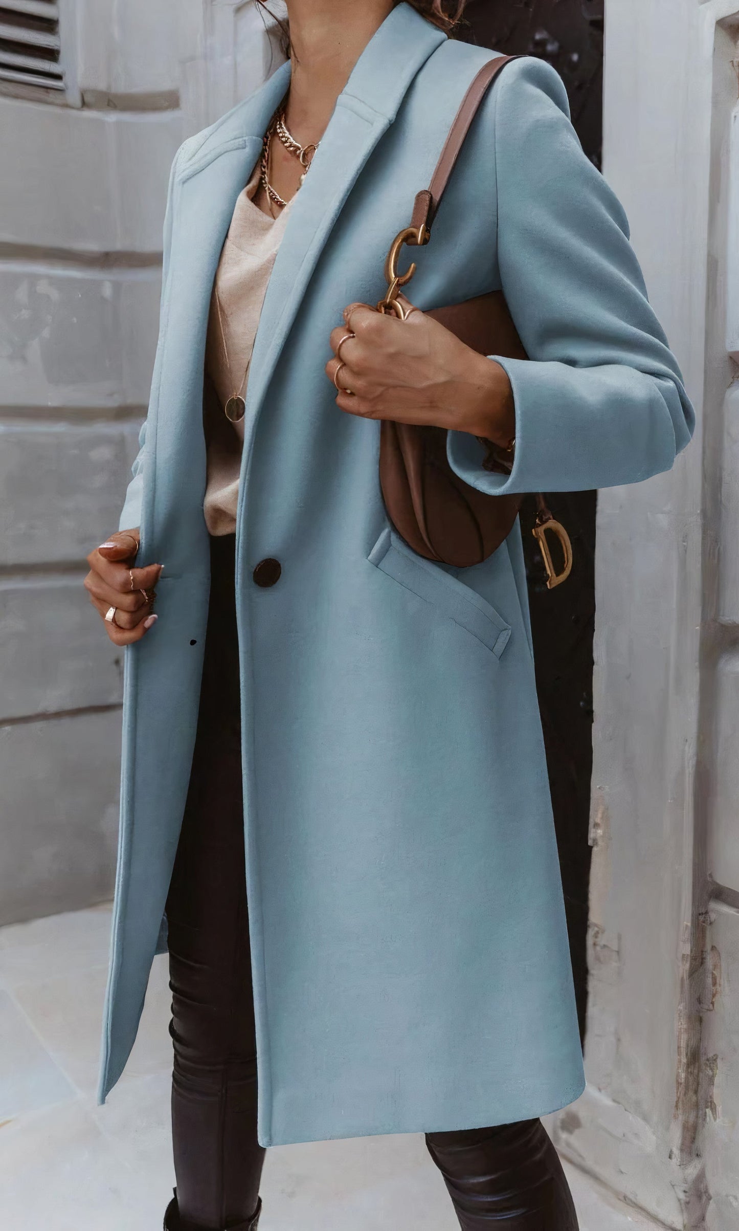 ELLA - Elegante abrigo largo para mujeres