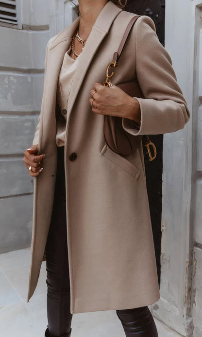 ELLA - Elegante abrigo largo para mujeres
