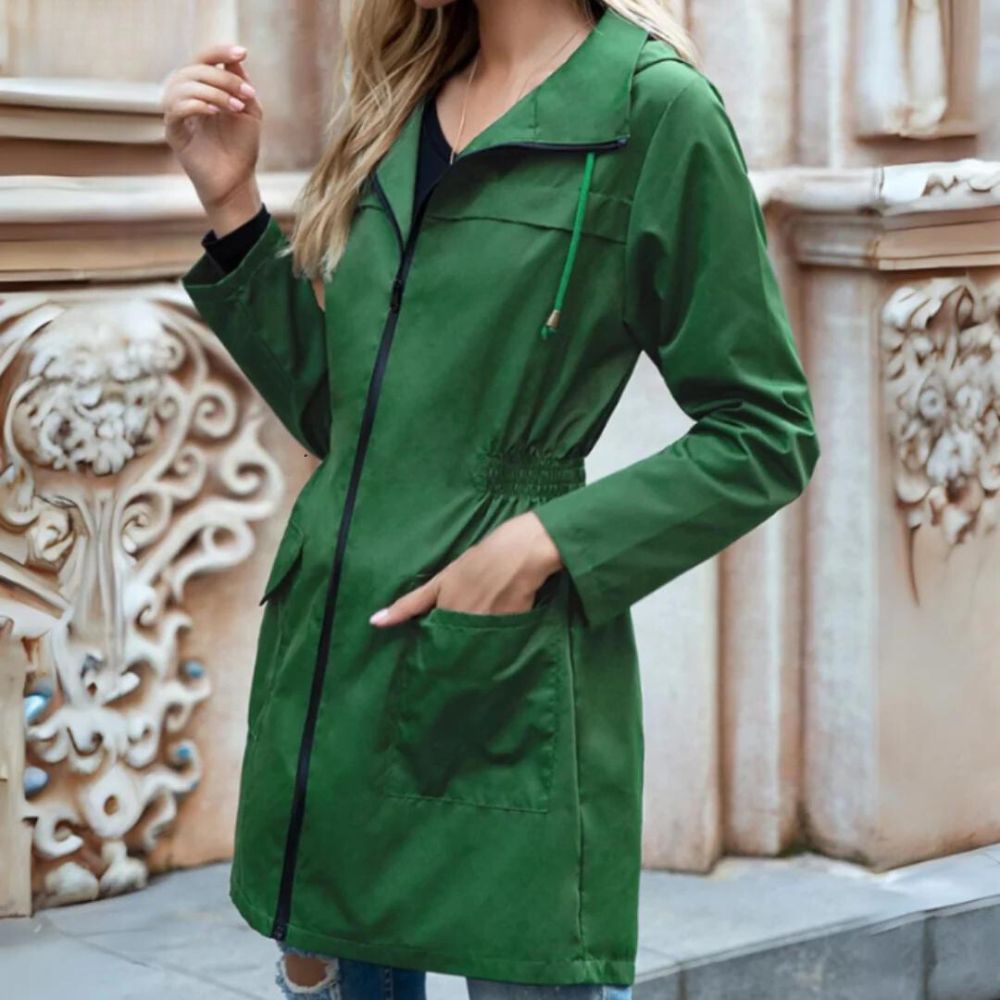 ELSA - Trenchcoat cortavientos con estilo para mujeres