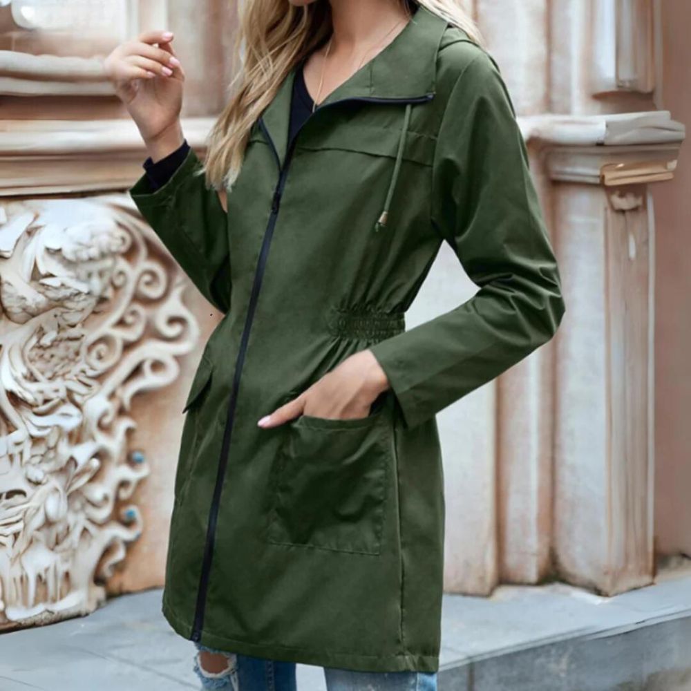 ELSA - Trenchcoat cortavientos con estilo para mujeres