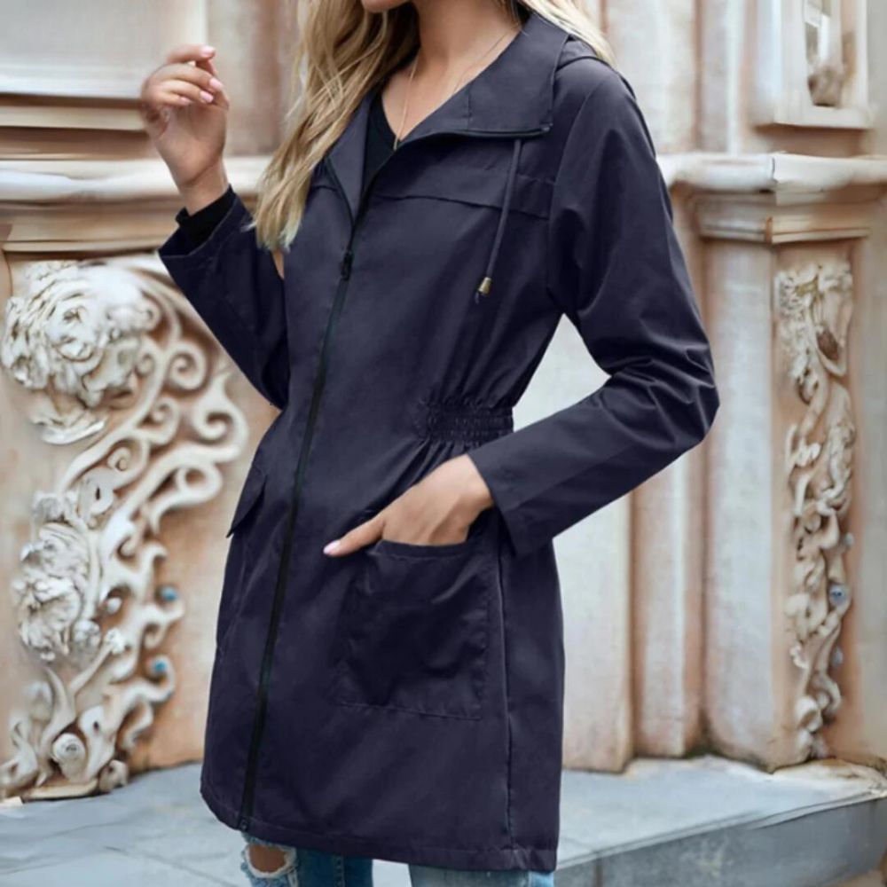 ELSA - Trenchcoat cortavientos con estilo para mujeres