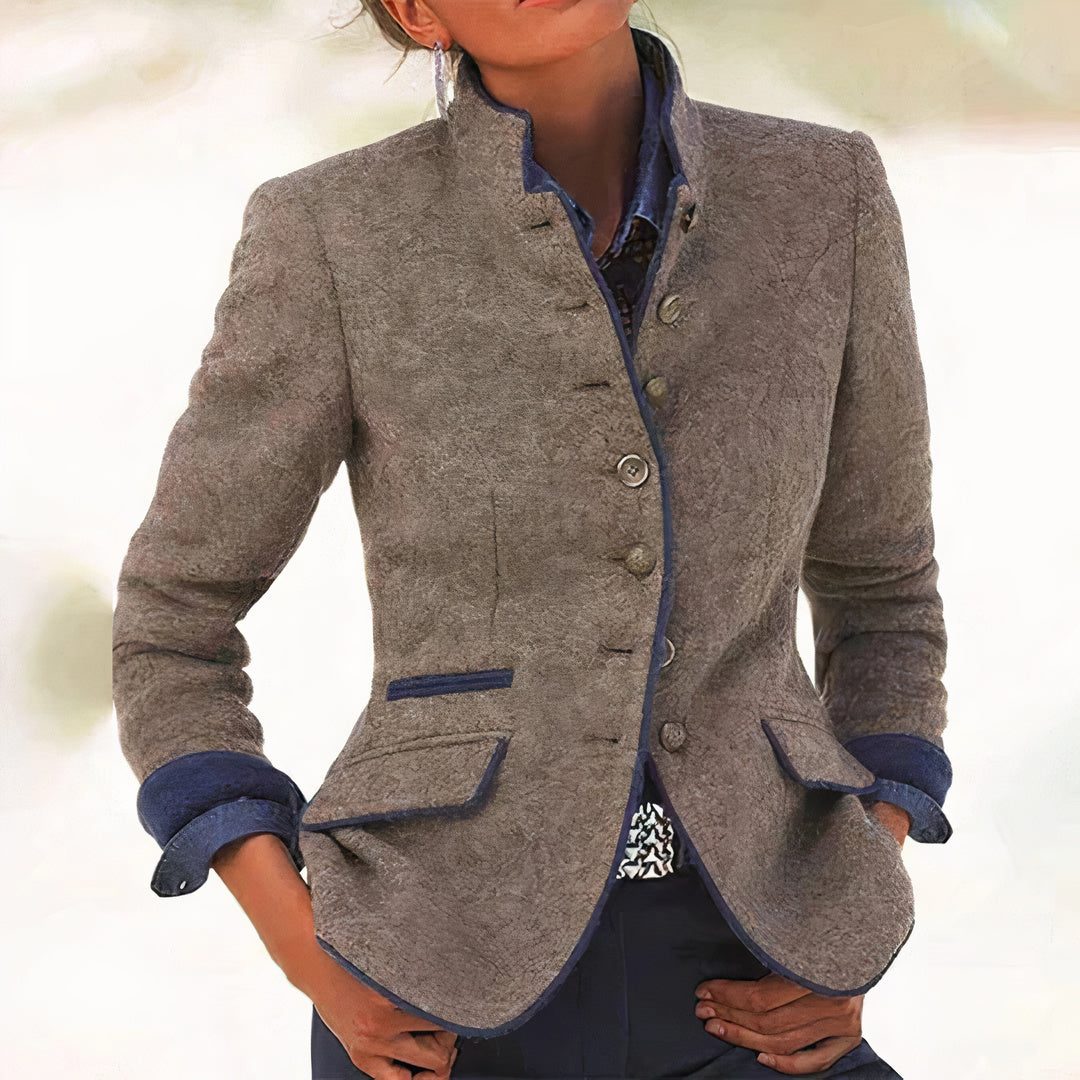 ESTELLA – Blazer elegante de mujer con corte entallado y estilo versátil
