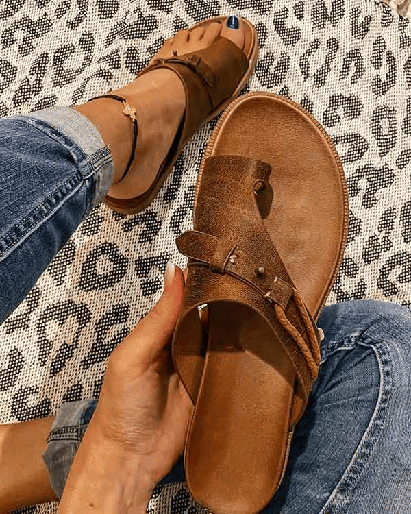 Chanclas ortopédicas con tira ajustable para mujer – KAIA