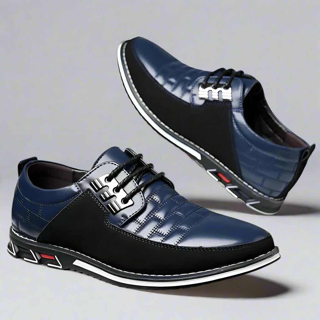 Zapatos de vestir para hombre en piel con cordones – CALVORAN