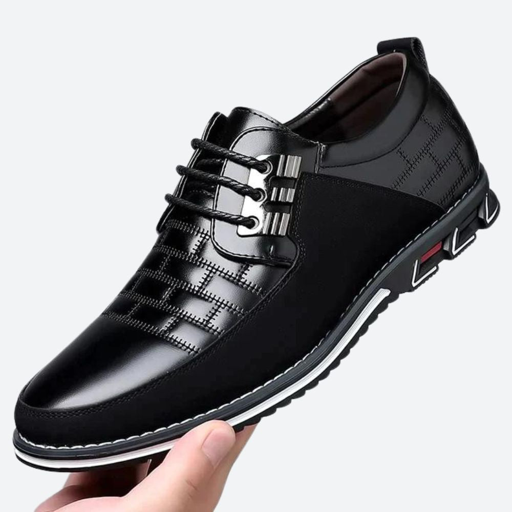 Zapatos de vestir para hombre en piel con cordones – CALVORAN