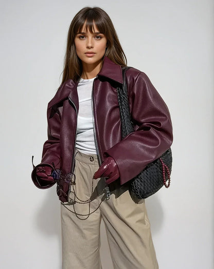 Chaqueta clásica de mujer con cremallera frontal y estilo atemporal – FRANZISKA