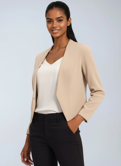 Blazer de mujer con corte estructurado – CLARÉA