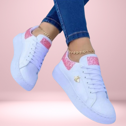 Zapatillas bajas de mujer con detalle de glitter y estilo urbano – LUMINA