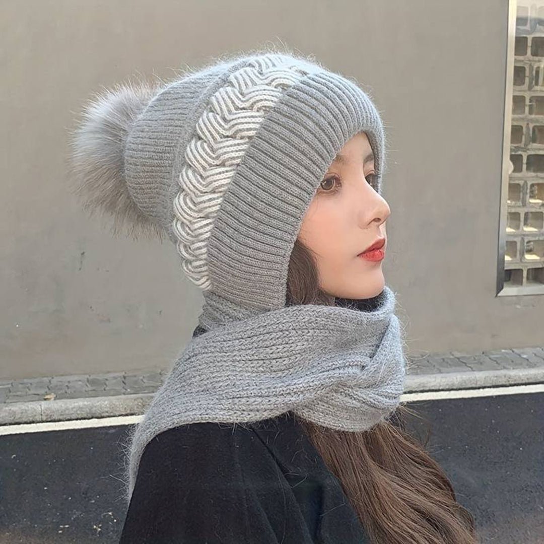 JASMIJN - Set de gorro y bufanda para mujeres