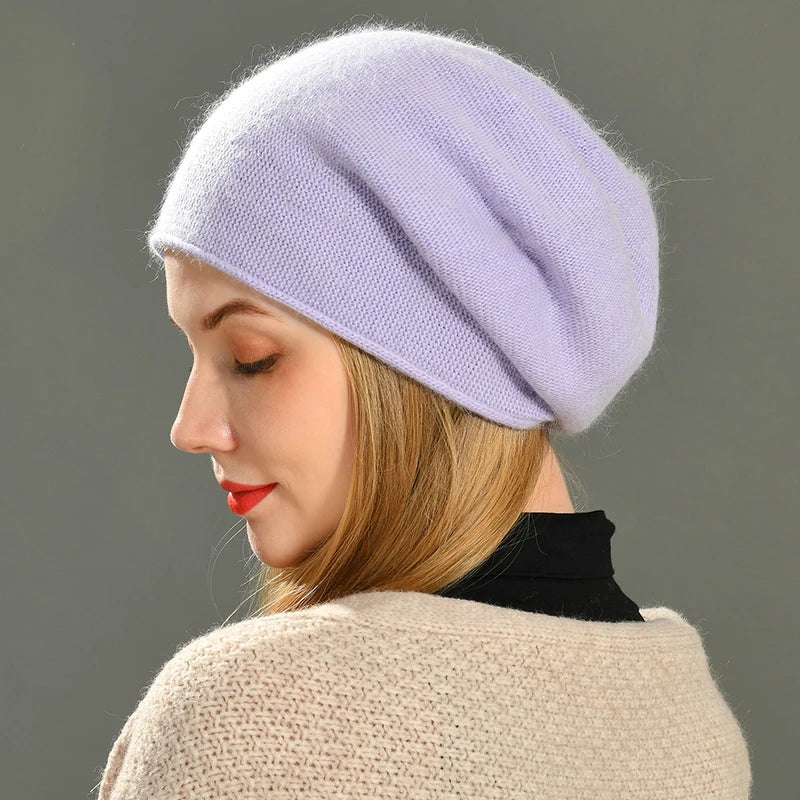 YASMINA – Gorro de punto para mujer con diseño moderno y tejido suave