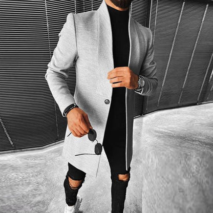 LEONIS - Chaqueta moderna con diseño geométrico para hombre