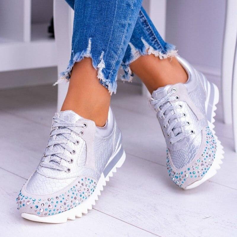 Zapatillas modernas con estampado llamativo para mujer – Gwenora
