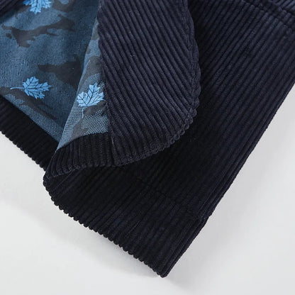 Americana de pana con forro floral para hombre – TÉO