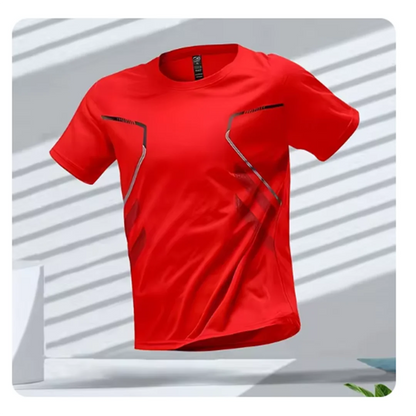 Camiseta deportiva para hombre con estampado gráfico moderno – AXEL